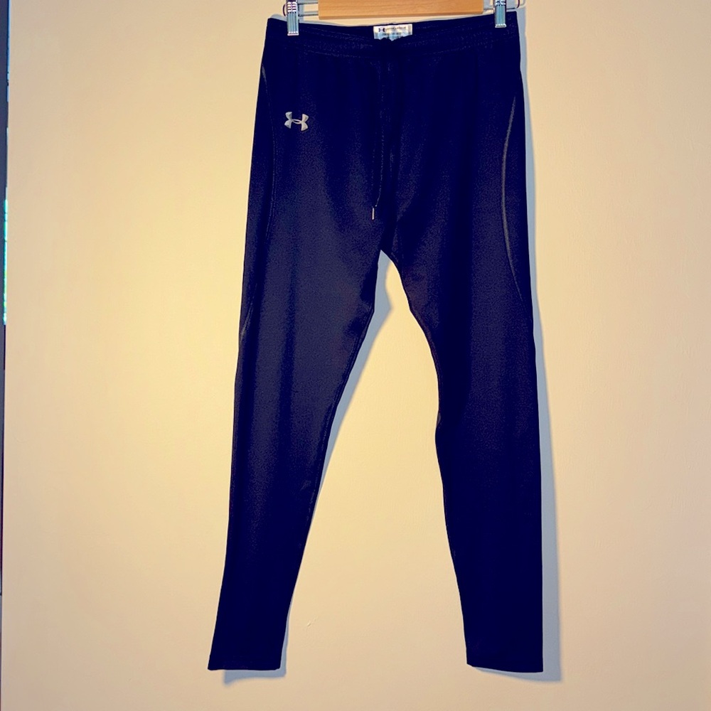 Under Armour Women’s Fitted Coupe Ajustée Training Pant Size Large Black
